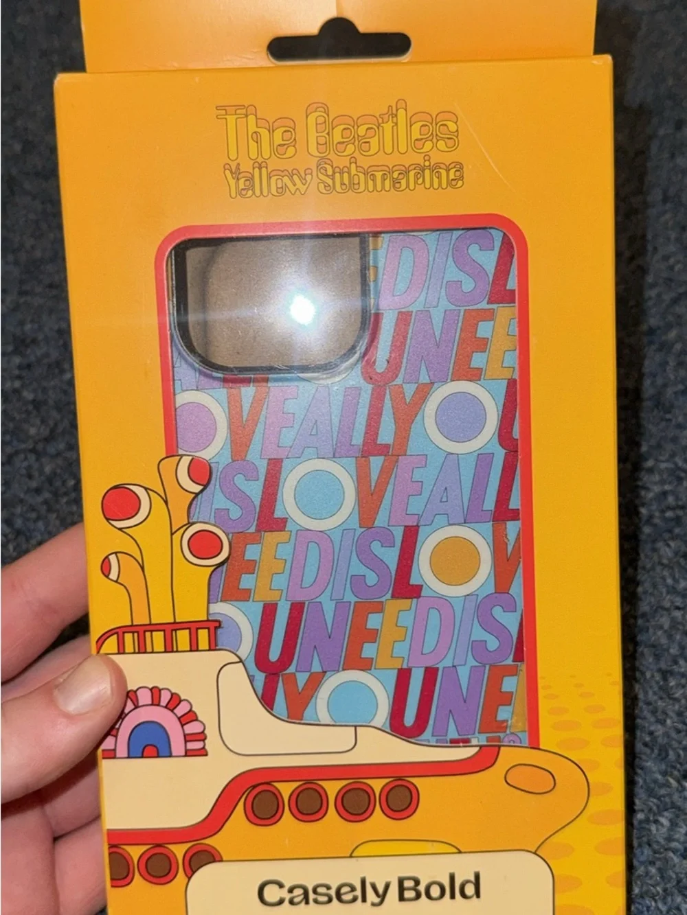 Casely Bold Beatles Yellow Submarine Pattern Phone Case - Multicolor